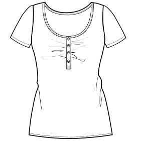 Fashion sewing patterns for LADIES T-Shirts T-Shirt 778